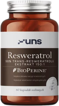 UNS Resweratrol 60 kapsułek (5904238961995)