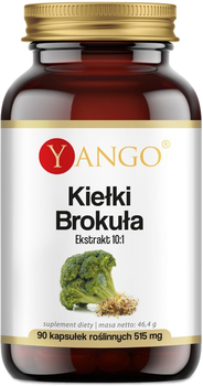 Yango Kiełki Brokuła 90 kapsułek aps. Sulforafan (5904194062996)