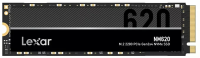 Lexar NM620 512GB M.2 NVMe PCIe 3.0 x4 3D NAND (TLC) (LNM620X512G-RNNNG)