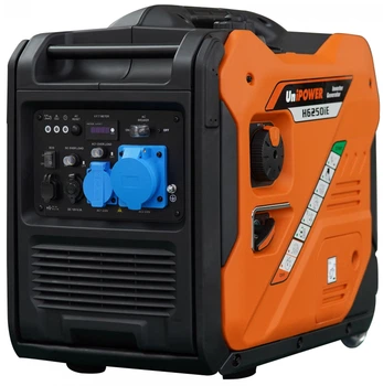 Инверторный генератор UniPOWER H6250iE (5.5 кВт, 50 Гц, 230 В, 11 л) однофазный бензиновый (41218)