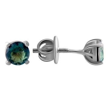 Серебряные серьги с мистик топазом 1.755ct (1962220)