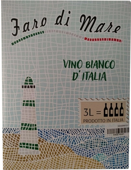 Вино Faro Di Mare - Vino Bianco сухое белое 3 л 11% (8003625020745)