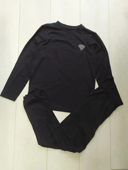 Пижама для мальчика (кофта и штаны) черная однотонная Neutral Chill George 116-122см (400092425)