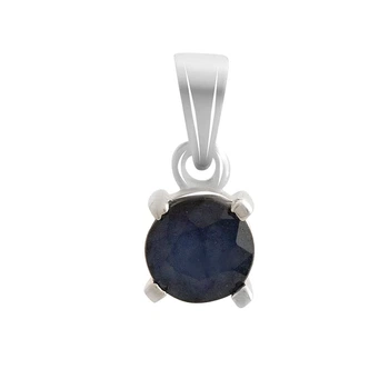 Срібна підвіска з сапфіром 0.643ct (2143291)