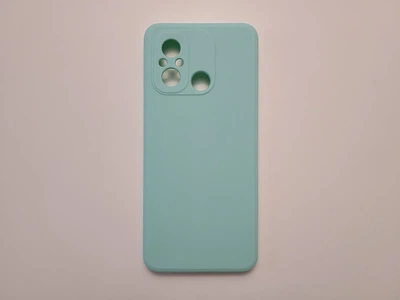 Чехол TPU Matte для Xiaomi Redmi 12C бампер бирюзовый