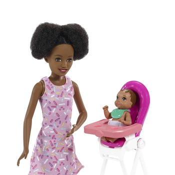 Zestaw z lalkami Barbie Opiekunka Barbie Miniurodziny GRP41 (887961909616)