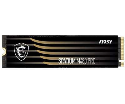 Накопичувач SSD 1TB MSI Spatium M480 Pro M.2 2280 PCIe 4.0 x4 NVMe 3D NAND TLC (S78-440L1G0-P83)