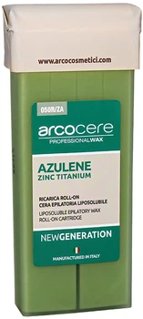 Воск для депиляции Arcocere New Generation Titanio-titanium Azulene в кассете 100 мл (8024908108233)