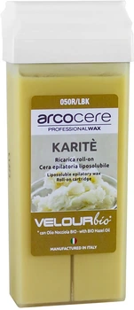 Воск для депиляции Arcocere Velour Bio Karite Масло Ши 100 мл (8024908005624)