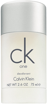 Perfumowany dezodorant unisex Calvin Klein Ck One Deo Stick New 75 ml (0088300108978)
