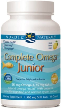 Nordic Naturals Complete Omega Junior 90 żelki (768990017759)