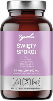 Panaseus Święty Spokój 50 kapsułek Stres (5904194061531)