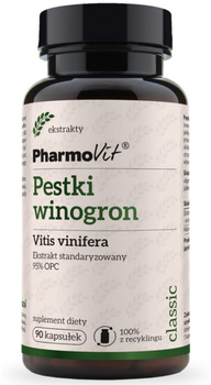Pharmovit Ekstrakt z pestek winogron 95% OPC 90 kapsułek (5902811232593)