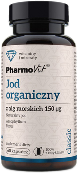Pharmovit Jod Organiczny z Alg Morskich 150mg 60 kapsułek (5902811237512)