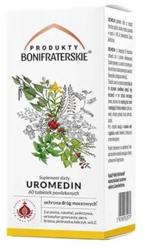 Produkty Bonifraterskie Uromedin 60 tabletek (5901969620979)