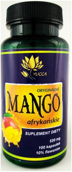 Харчова добавка Proherbis Африканське манго 520 мг 100 капсул (5902687151837)