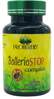 Proherbis Bolleriostop Complex 400mg 100 kapsułek (5902687157969)