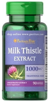 Добавка харчова Puritans Pride Milk Thistle 1000 90 капсул (74312119446)