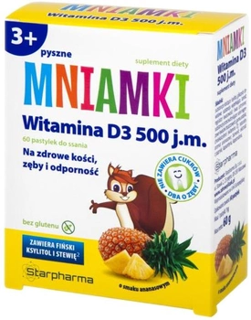 Starpharma Witamina D3 Mniamki Do Ssania 60 Pas (5904730732741)
