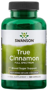 Харчова добавка Swanson Full Spectrum Ceylon Cinnamon 120 капсул (87614117522)