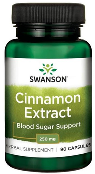Екстракт кориці Swanson 250 мг 90 капсул (87614141145)