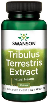 Suplement diety Swanson Tribulus Terrestris Ektrakt 500 mg 60 kapsułek (87614141794)