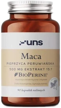 Suplement diety UNS Maca Bioperine 90 kapsułek (5904238961032)