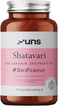 UNS Shatavari + Bioperine 60 kapsułek (5904238961872)