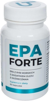 Харчова добавка Visanto Epa Forte 60 капсул Підтримує роботу серця (5907709751040)