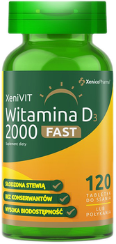 Xenico Pharma Xenivit Witamina D3 2000 Fast 120 tabletek (5905279876729)