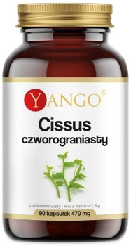 Харчова добавка Yango Cissus Quadrilateral 470 мг 90 капсул (5903796650518)