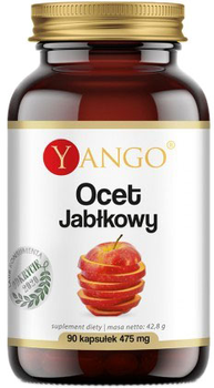 Suplement diety Yango Ocet Jabłkowy 475mg 90 kapsułek 5905279845077)