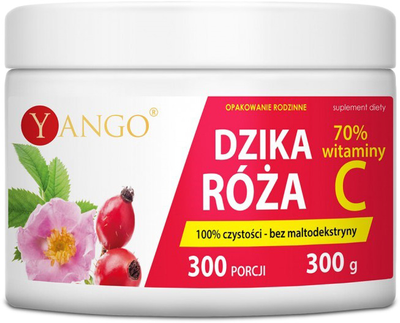 Yango Dzika Róża 300 g 100% Czytości Witamina C (5907483417699)