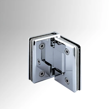 Петли для душевых из нержавейки Haideli HDL-304 стекло-стекло 90 градусов