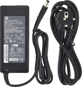 Зарядное устройство для ноутбуков HP 19V 4.74A 90W 7.4x5.0 мм + кабель питания (5489) cетевой адаптер