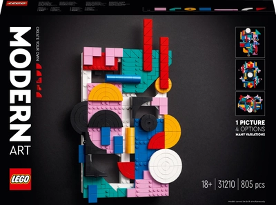 Zestaw klocków LEGO Art Sztuka współczesna 805 elementów (31210)