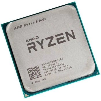 Процессор AMD RYZEN 5 1600 TRAY (YD1600BBM6IAE)