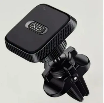 Холдер XO C123 Air outlet square magnetic Black