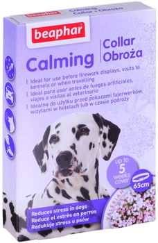 Obroża redukująca stres u psów BEAPHAR Calming 65cm (DLZBEPSMY0014)