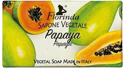 Мыло натуральное "Папайя" - Florinda Papaya Natural Soap 100g (100g) (989880-1283346-2)
