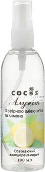 Дезодорант-спрей "Алунит" с эфирным маслом мяты и лимона - Cocos 100ml (938064-1193456-2)
