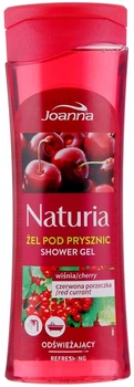 Гель для душа "Вишня и смородина" Joanna Naturia Cherry and Red Currant Shower Gel 300ml (729557-656374-2)