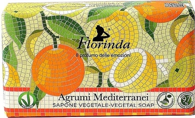 Мило туалетне "Середземноморські цитруси" - Florinda Mosaici Italiani Vegetal Soap 200g (200g) (997249-1291025-2)