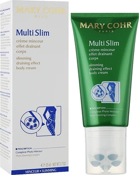 Моделирующий крем для тела с дренажным эффектом - Mary Cohr Multi Slim Slimming, Draining Effect Body Cream 125ml (967419-1228709-2)