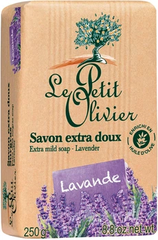 Мило, лаванда Le Petit Olivier Vegetal Oils Soap Gentle Lavender 250g (235732-505340-2)