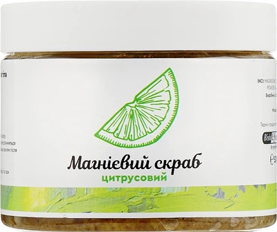Магнієвий скраб для тіла цитрусовий "Бішофіт Полтавський" - Bisheffect 500g (990306-1283684-2)