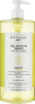 Міцелярний гель для душу "Моної" - Byphasse Dermo Micellar Shower Gel Monoi 1000ml (995265-1288819-2)