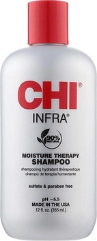 Szampon CHI Infra Moisture Therapy Shampoo do włosów zniszczonych 355 ml (0633911616277)