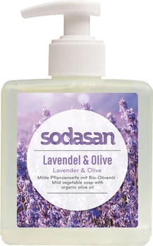 Мыло жидкое успокаивающее с лавандовым и оливковым маслами Sodasan Lavender-Olive 300ml (425617-512289-2)