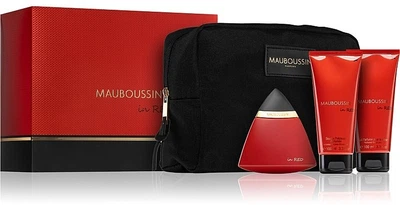 Mauboussin In Red - Набор (edp/100ml + sh/gel/100ml + b/milk/100ml + pouch) Mauboussin In Red (1005251--2)